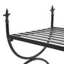 Voir la diapositive 5 : VIDAXL Banc Style vintage Metal 83 x 42 x 55 cm Noir