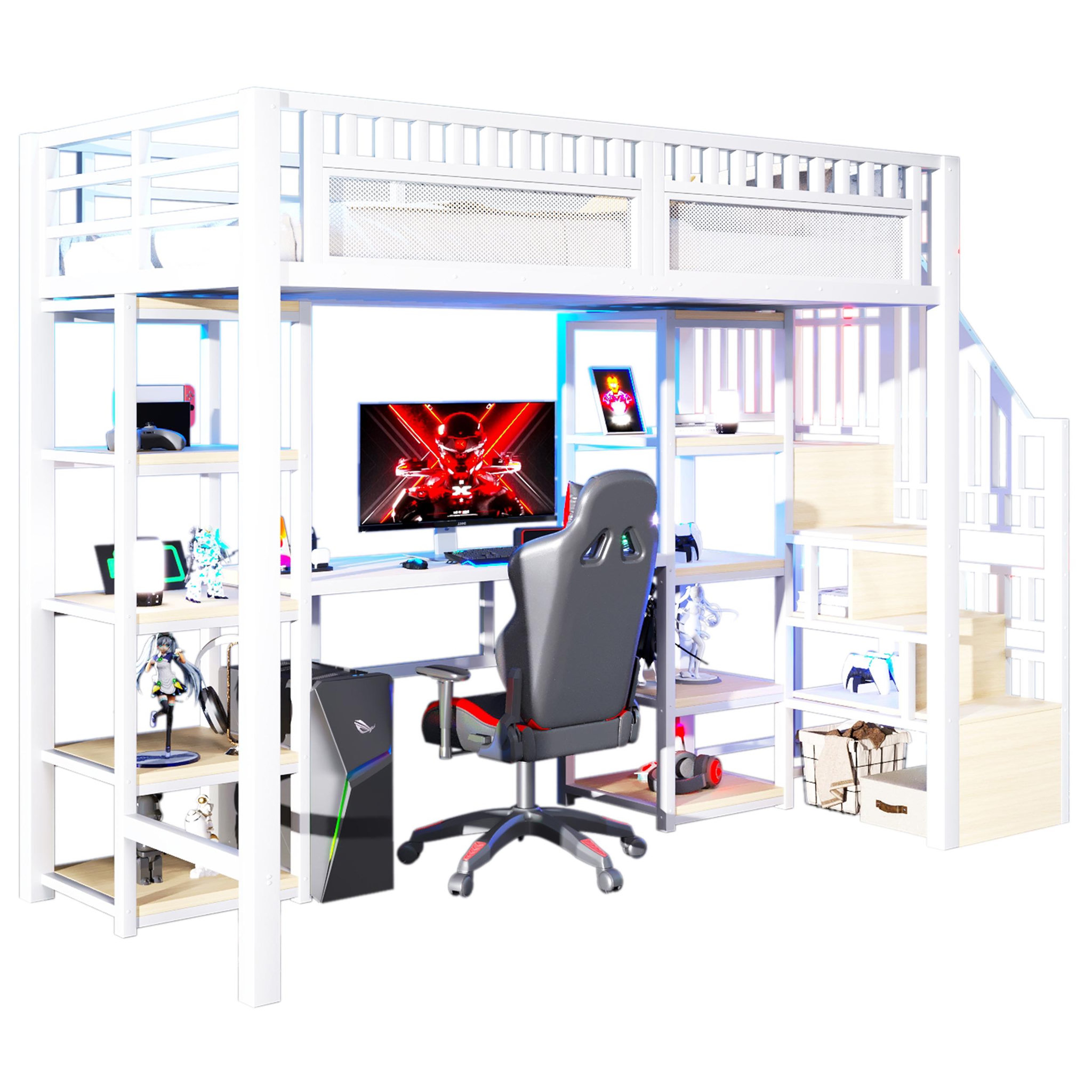 Voir la diapositive 1 : MERAX Lit mezzanine