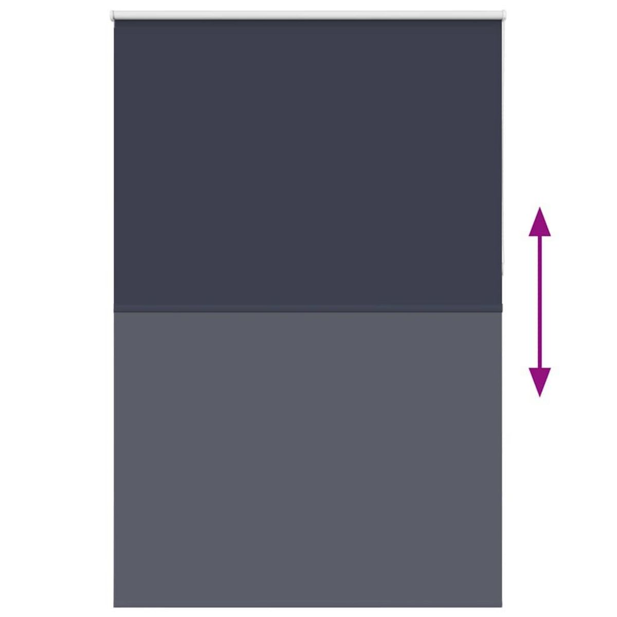 VIDAXL Store enrouleur occultant cafe 165x230 cm largeur du tissu