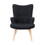 Voir la diapositive 2 : The Home Deco Factory Fauteuil de salon scandi Helsinki