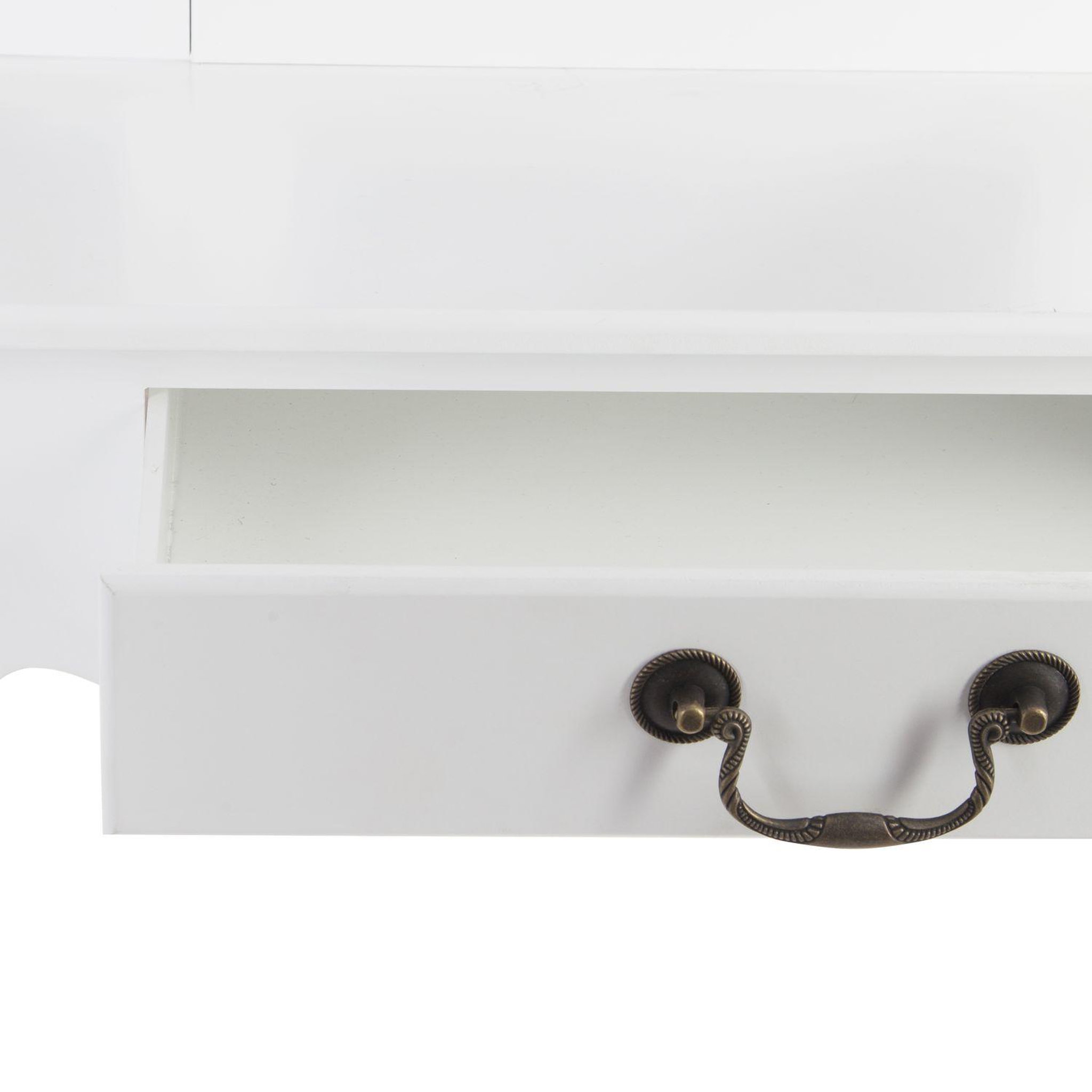 Voir la diapositive 4 : ATMOSPHERA Coiffeuse aurell - l. 65 x h. 128 cm - blanc