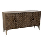 Paris Prix Buffet 4 Portes en Bois  Anderson  152cm Marron