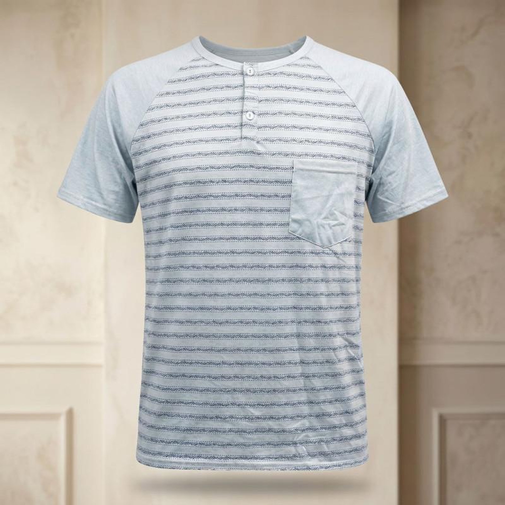 Voir la diapositive 3 : OZABI OZABI Ensemble Pyjama Pyjama Court Homme Coton