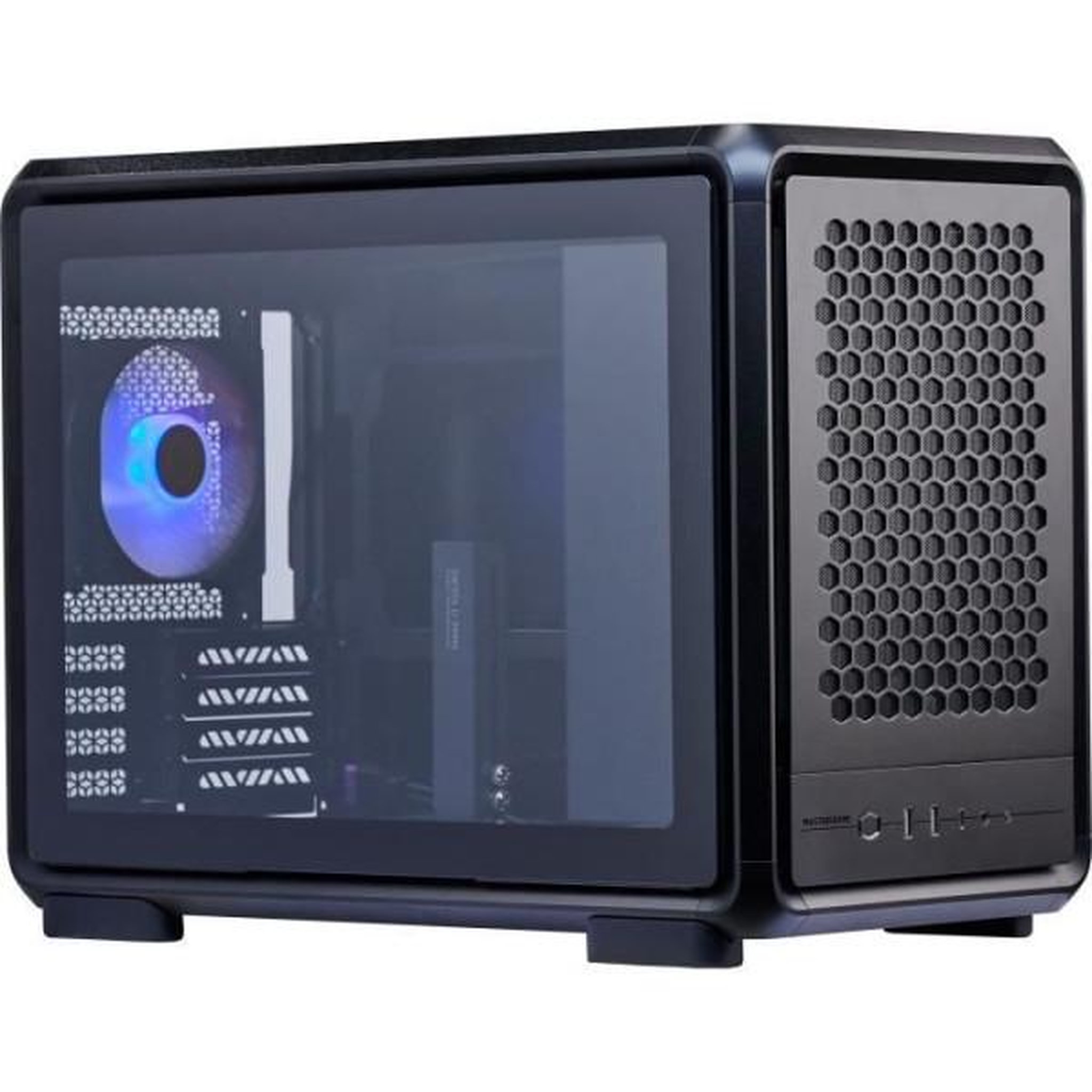 Cooler Master Boitier PC Gaming - COOLER MASTER - MF400M-KHNN-S00 - MasterFrame 400 Mesh Black - Micro-ATX et Mini-ITX