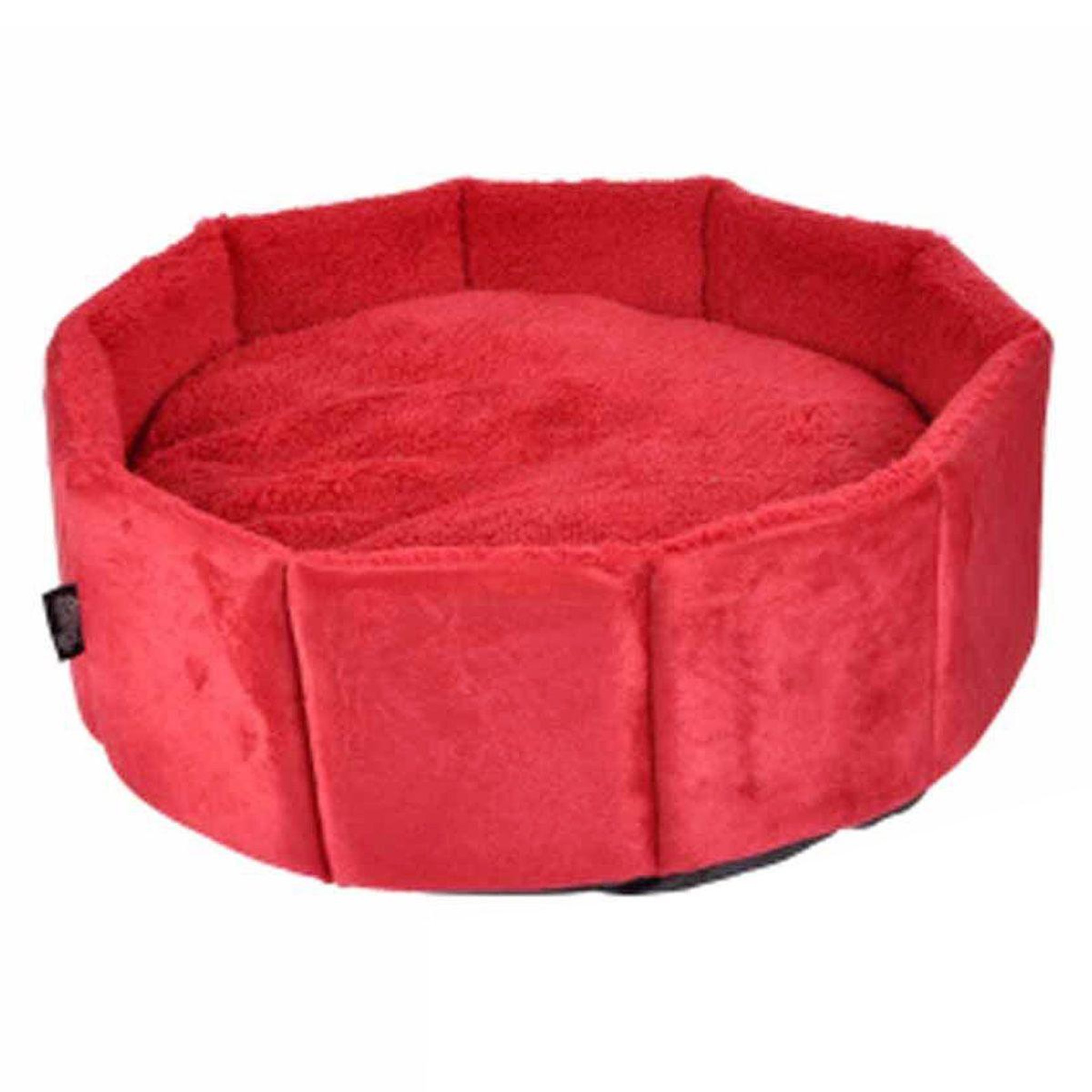 HOMEA Lot de 2 paniers pour chat  sweet cat  48cm rouge