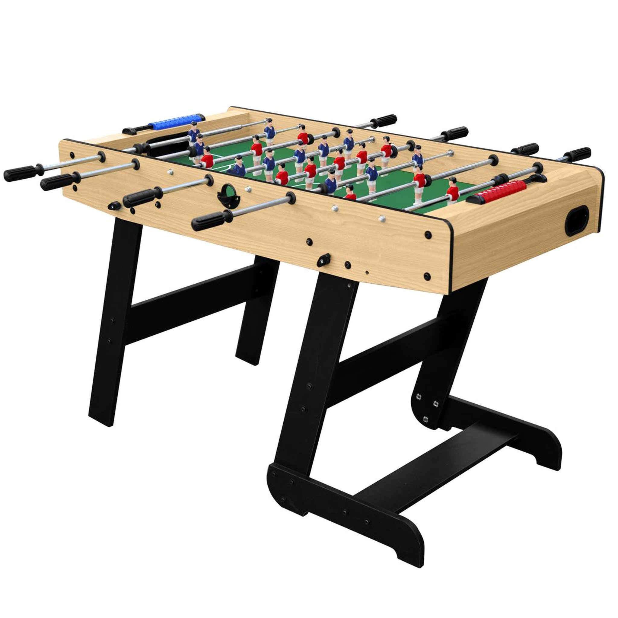 Voir la diapositive 6 : MISTER BABYFOOT Baby foot pliable en bois noir - Zizou