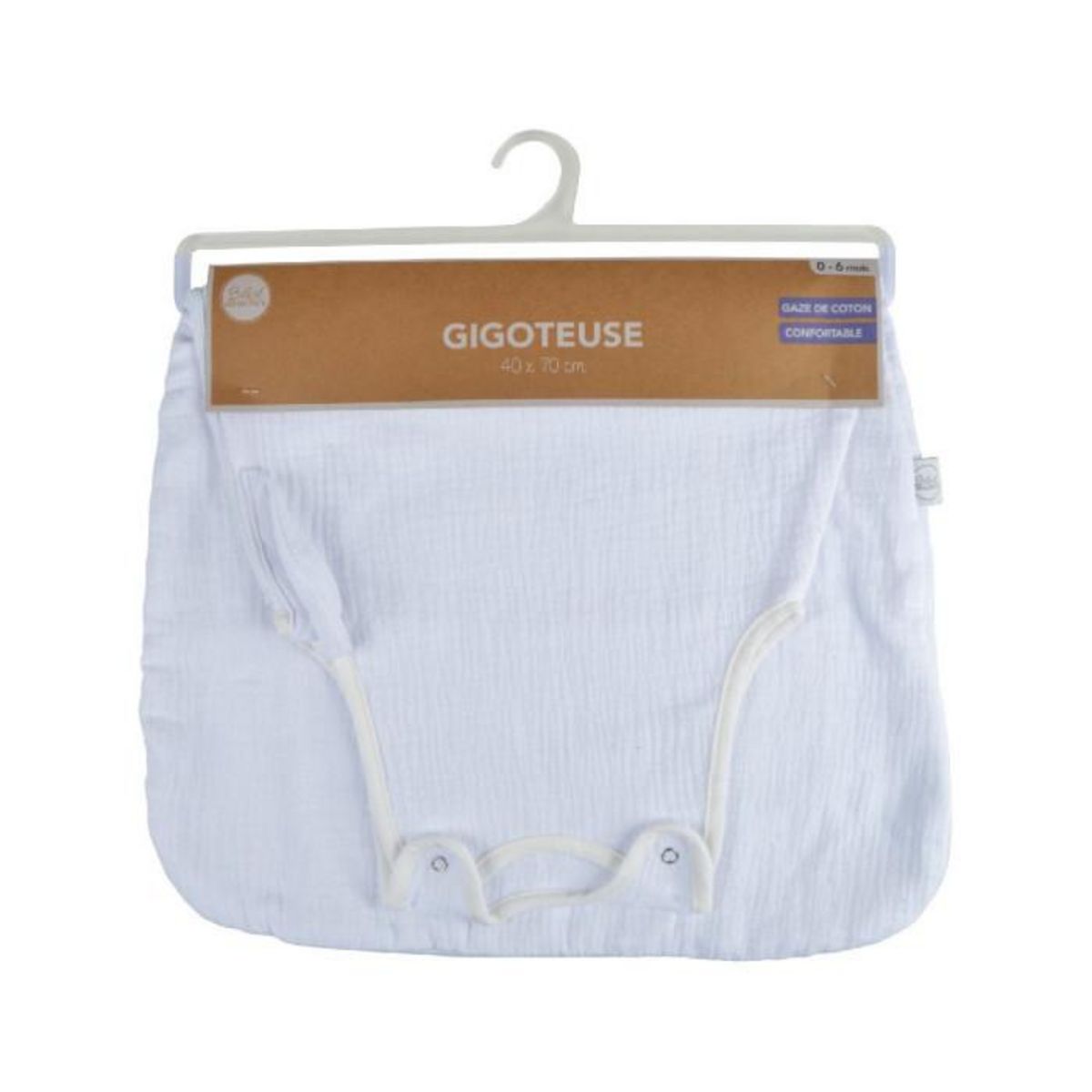 Paris Prix Gigoteuse Bébé  Sans Manches  90cm Blanc