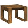 Voir la diapositive 2 : VIDAXL Table d'appoint Chene fume 50x50x35 cm Bois d'ingenierie