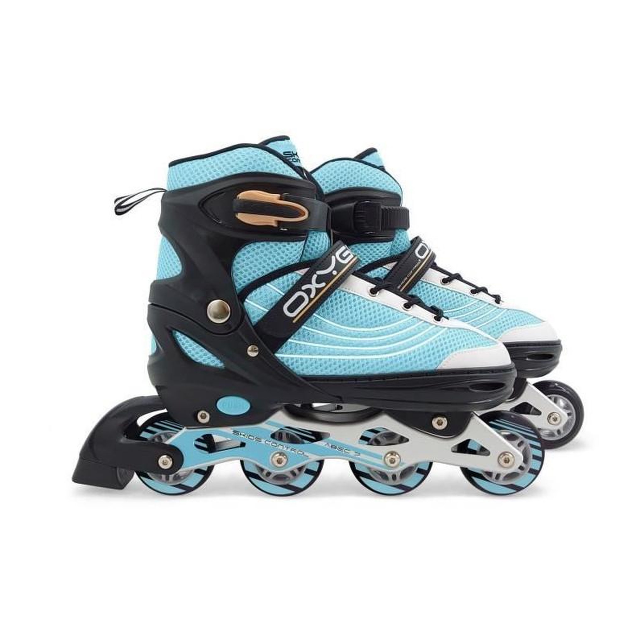 Voir la diapositive 2 : STAMP Roller en ligne ajustable semi soft In-line - taille 38-41 - SKIDS CONTROL OXYGEN - OX794302