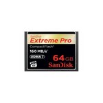 SANDISK SanDisk Extreme Pro Carte mémoire flash 64 Go 1000x 1067x CompactFlash