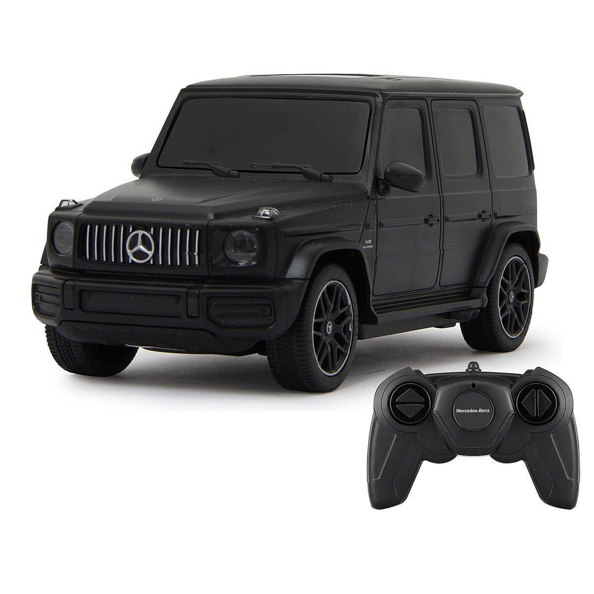 Voir la diapositive 3 : Jamara Voiture télécommandée mercedes-benz amg g63 1:24 mat noir 2,4ghz