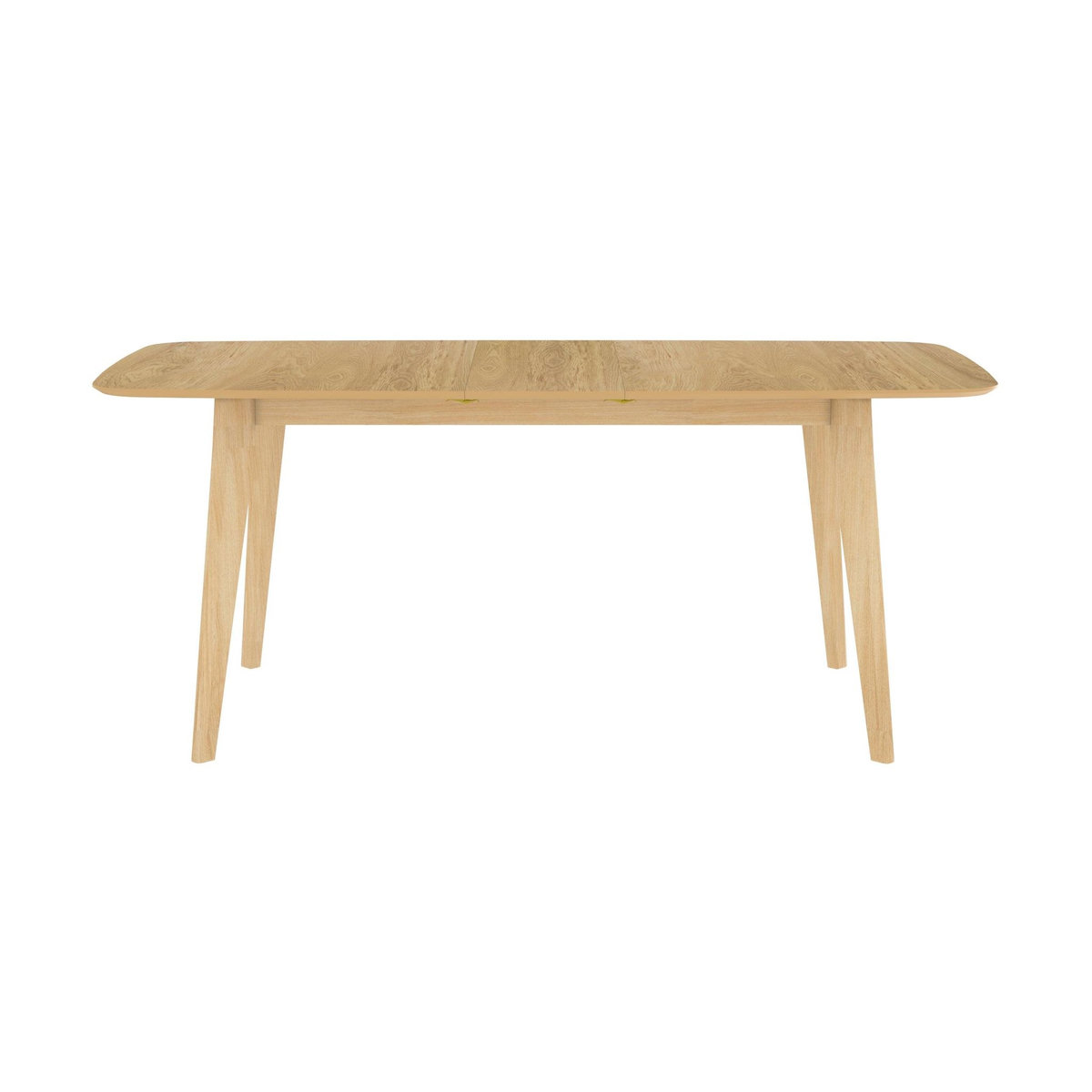 Rendez vous déco Table rectangulaire 4/6 personnes extensible en bois clair 150/180 cm-Oman