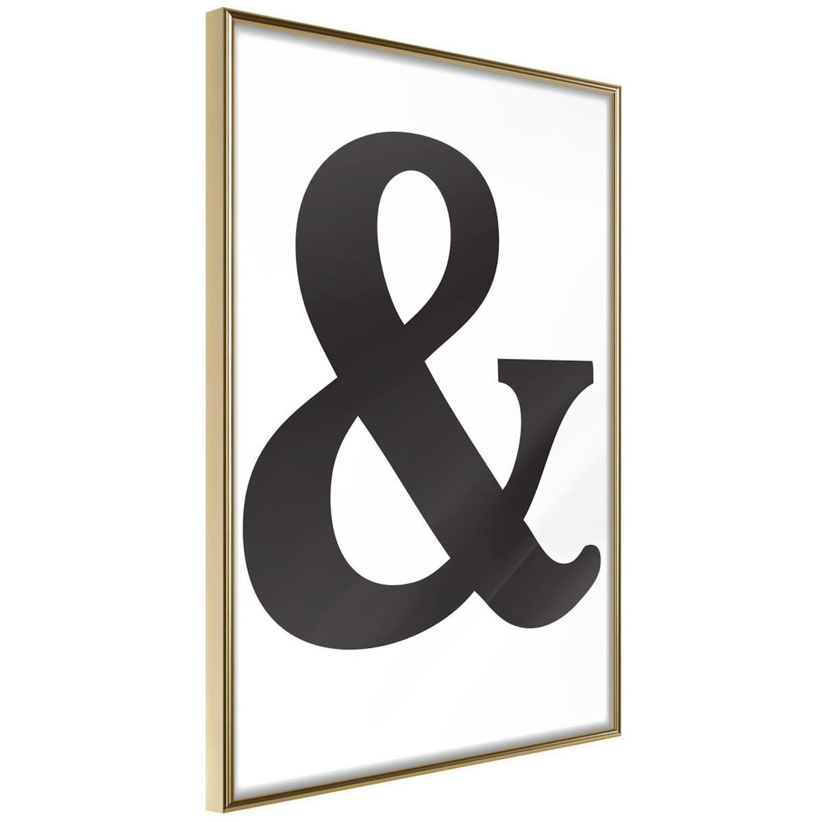 Paris Prix Affiche Murale Encadrée  Ampersand Black