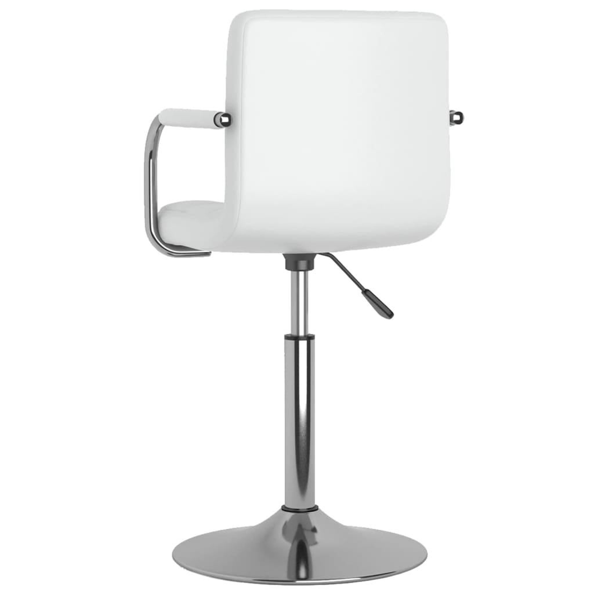 Voir la diapositive 4 : VIDAXL Chaises pivotantes a manger lot de 4 blanc similicuir