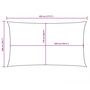Voir la diapositive 6 : VIDAXL Voile de parasol tissu oxford rectangulaire 2x4,5 m noir