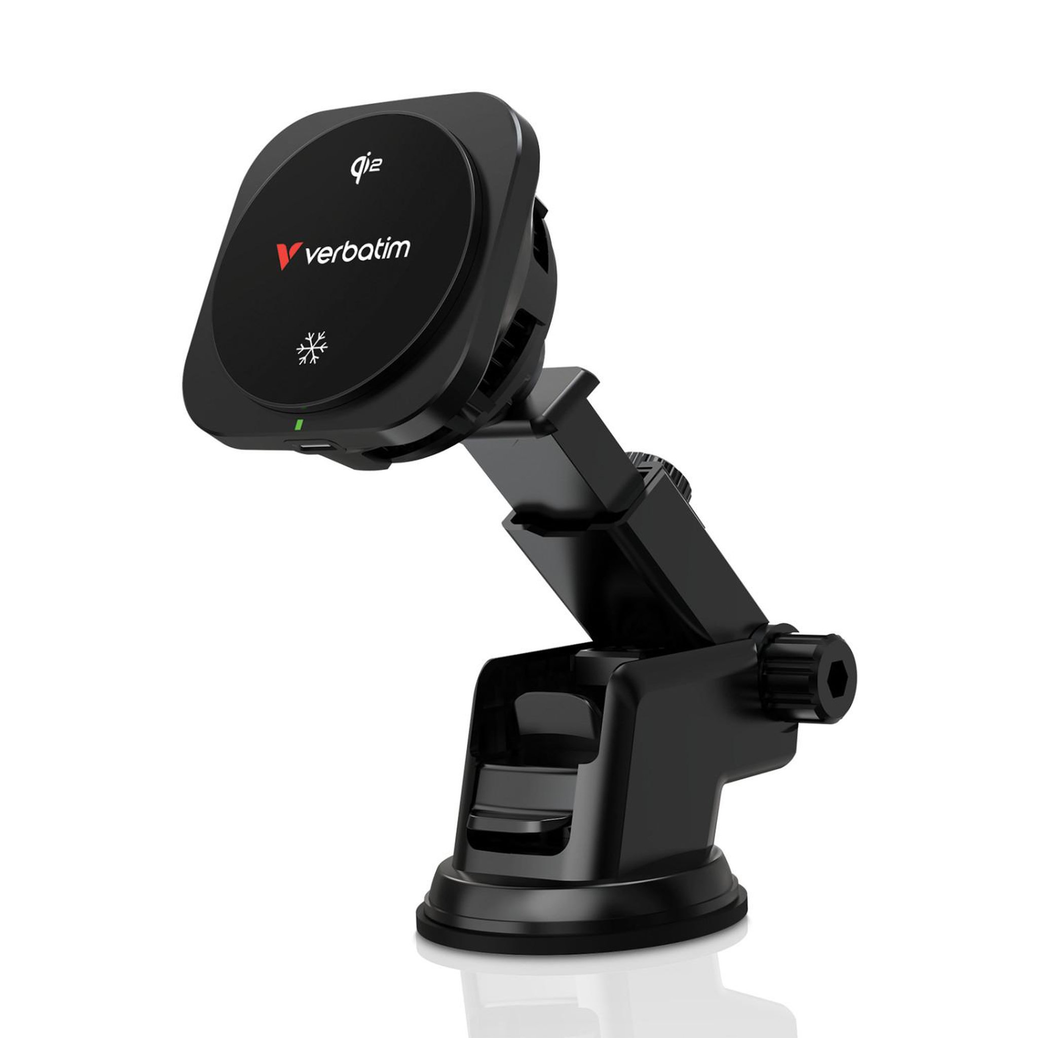 Voir la diapositive 2 : Verbatim Verbatim charge 'n' drive qi2 smartphone noir usb recharge sans fil charge rapide auto