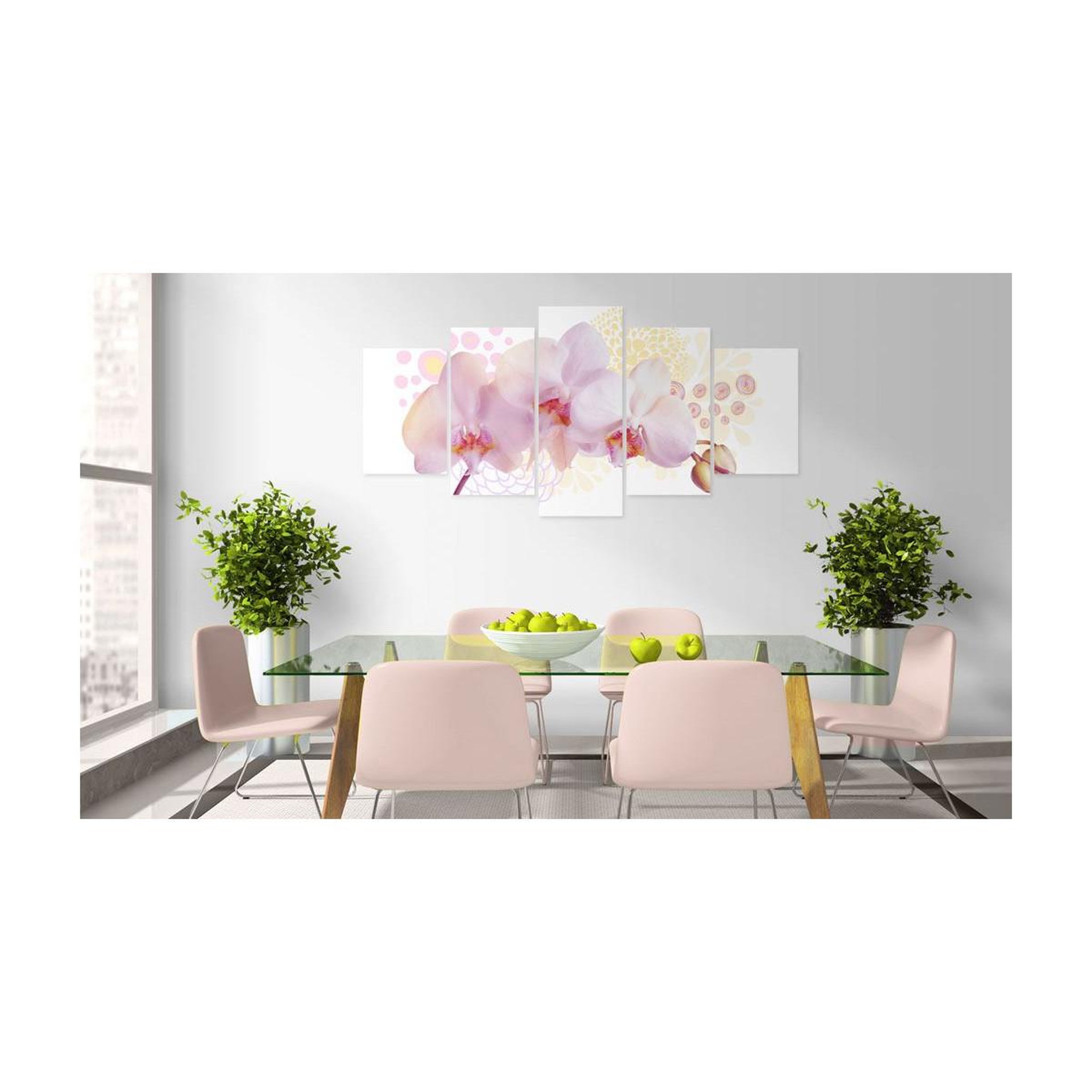 Voir la diapositive 2 : Paris Prix Tableau imprimé  orchidée subtile