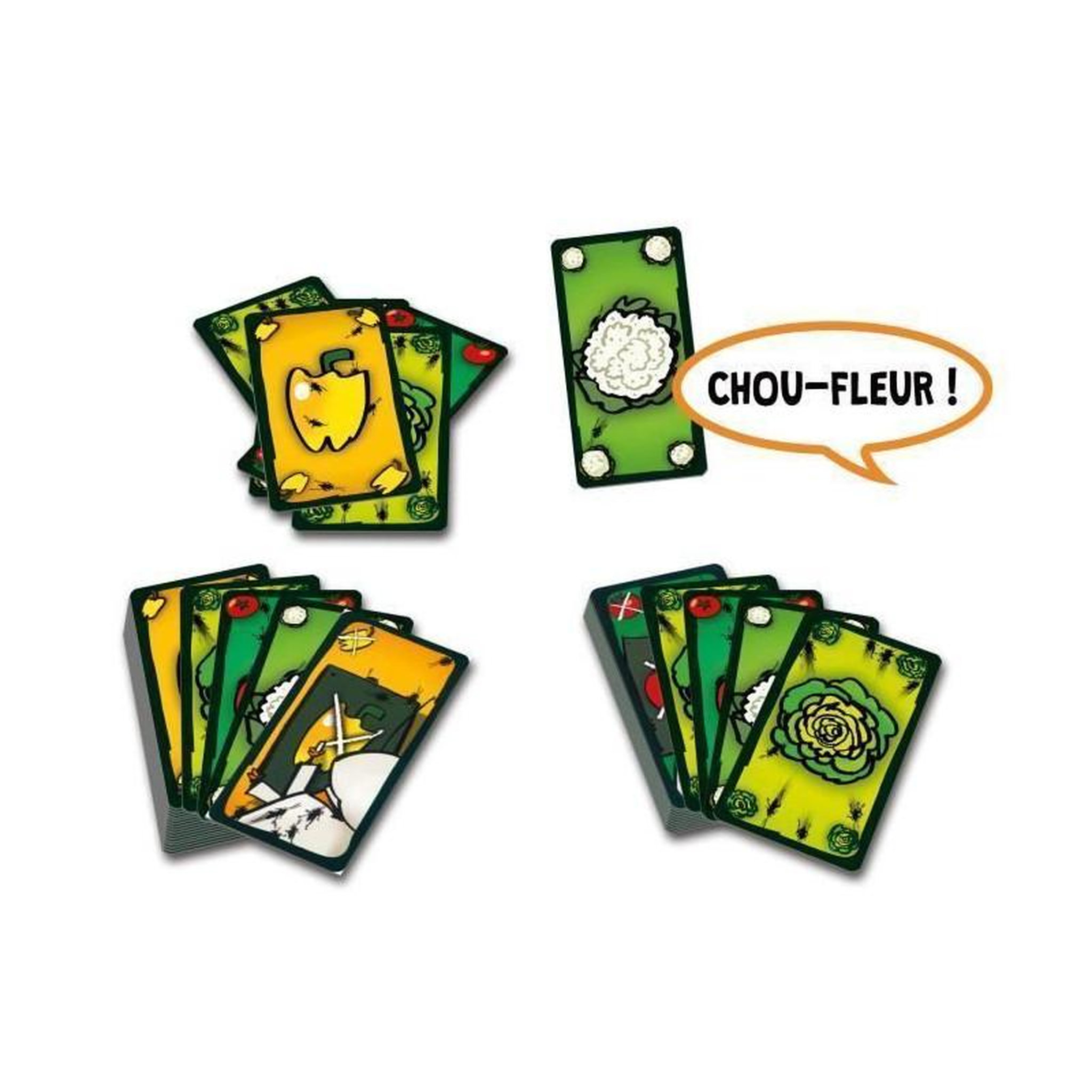Voir la diapositive 2 : Gigamic Jeu de cartes Salade de Cafards
