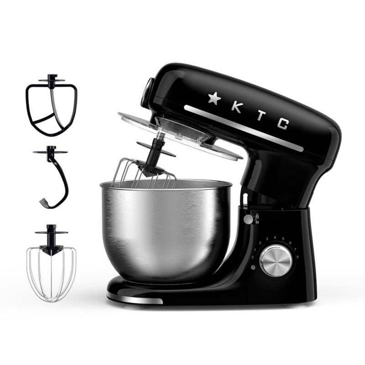 KITCHENCOOK Robot Pétrin 5l Inspiron Black Kitchencook