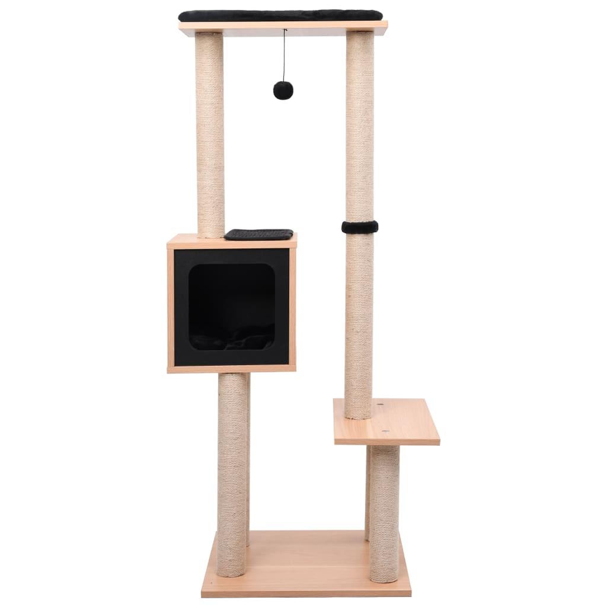 Voir la diapositive 2 : VIDAXL Arbre a chat avec tapis a gratter en sisal 129 cm