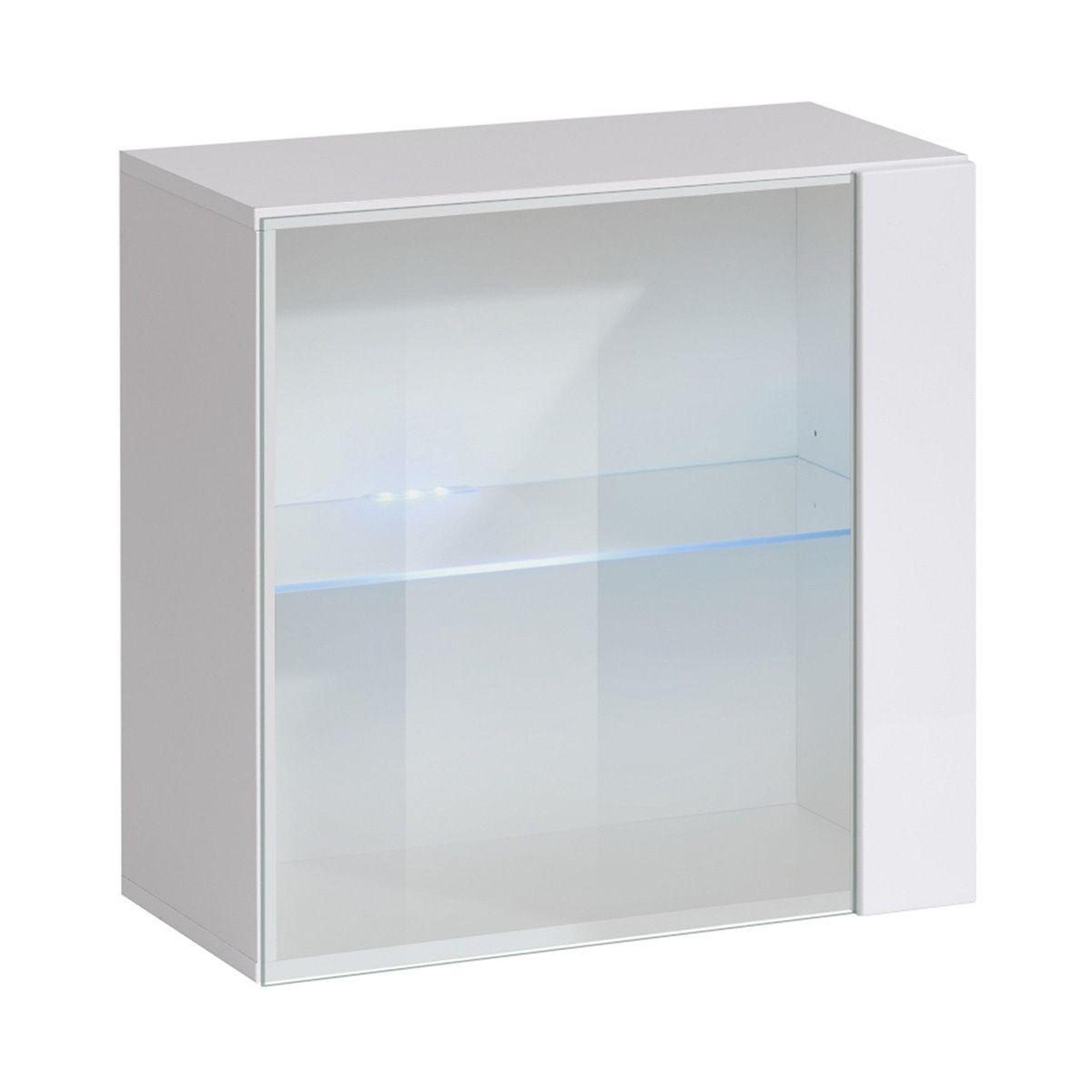 Paris Prix Vitrine murale led  switch  60cm blanc