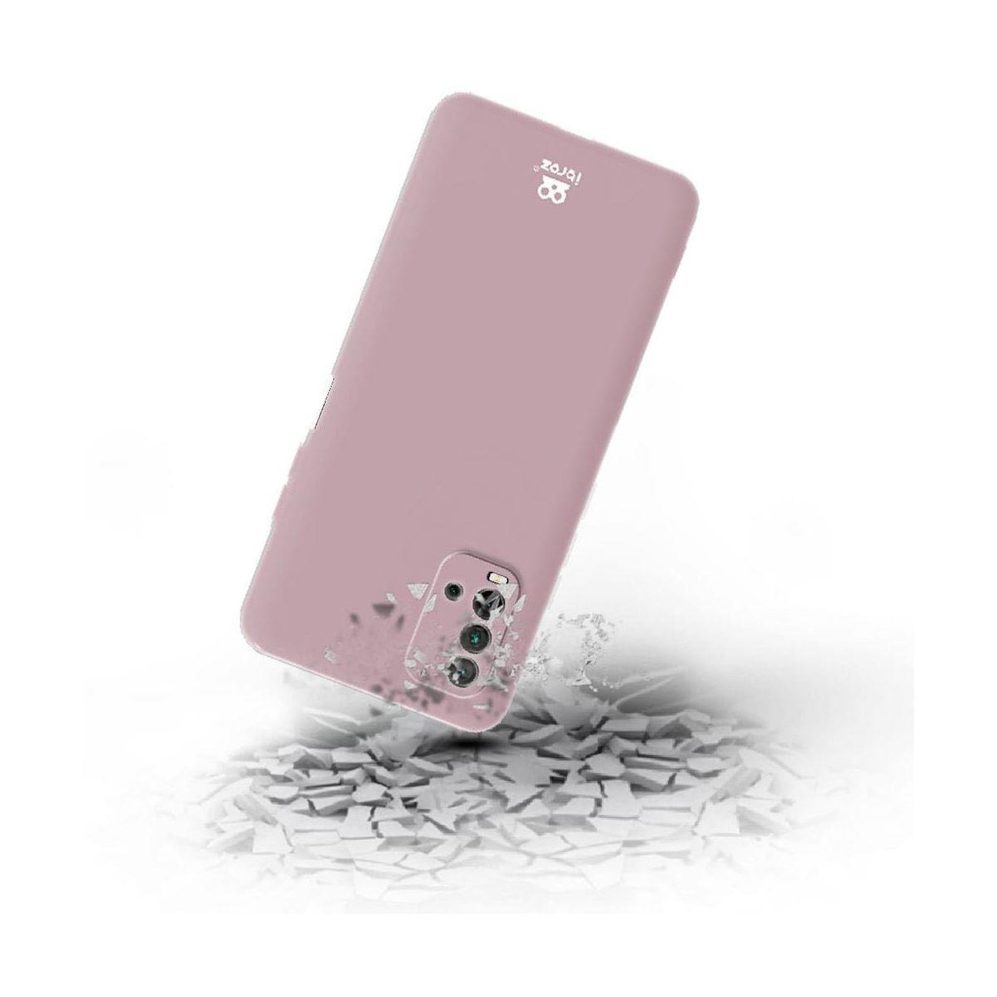 Voir la diapositive 2 : IBROZ Coque Xiaomi Redmi 9T Coque rose