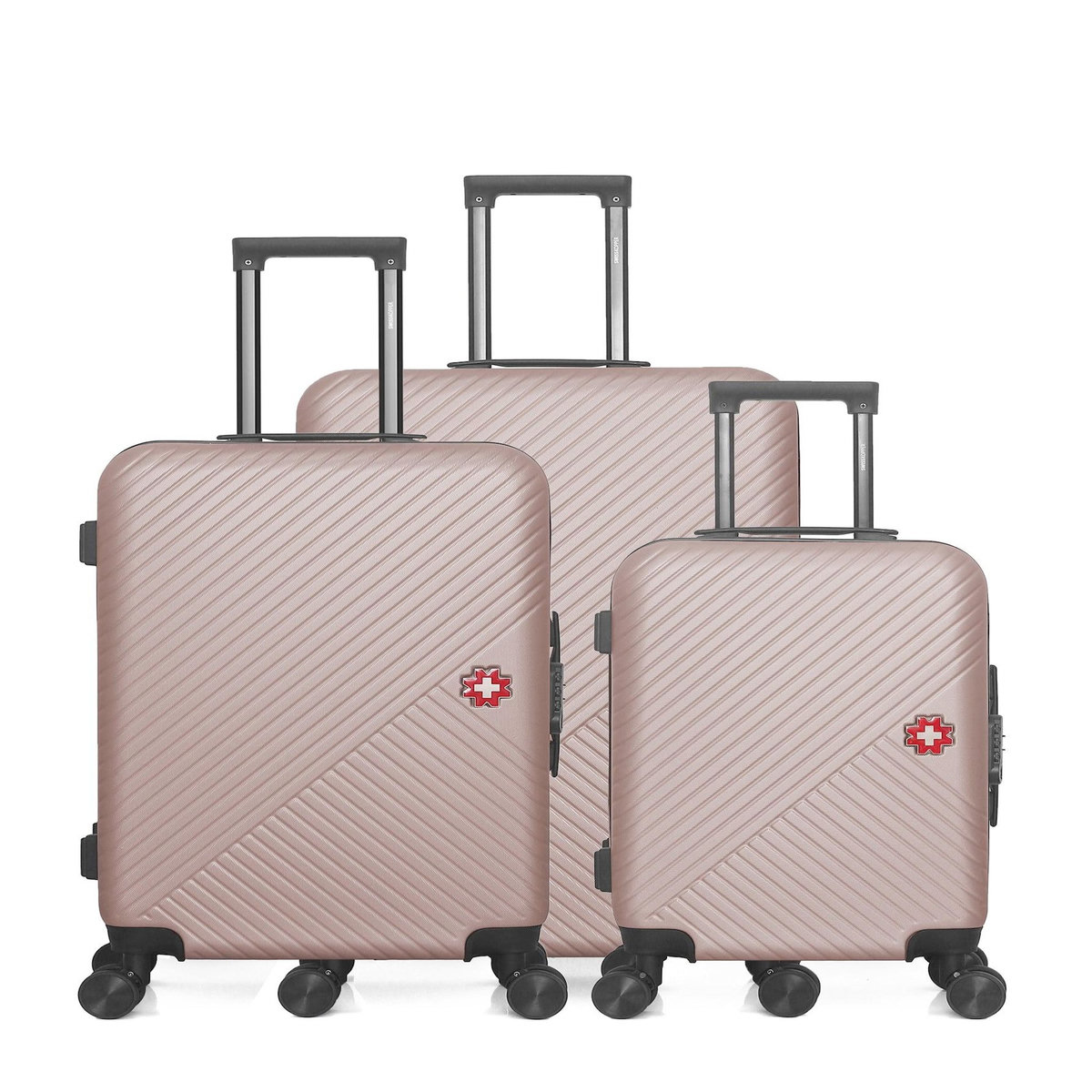 SWISS KOPPER SWISS KOPPER  -  Lot de 3  -  Valise grand format, valise weekend et valise cabine SPIEZ