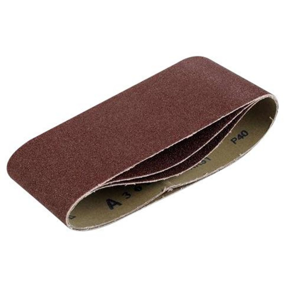 KREATOR Lot de 3 bandes de ponçage - grain 80 - 100 x 610 mm