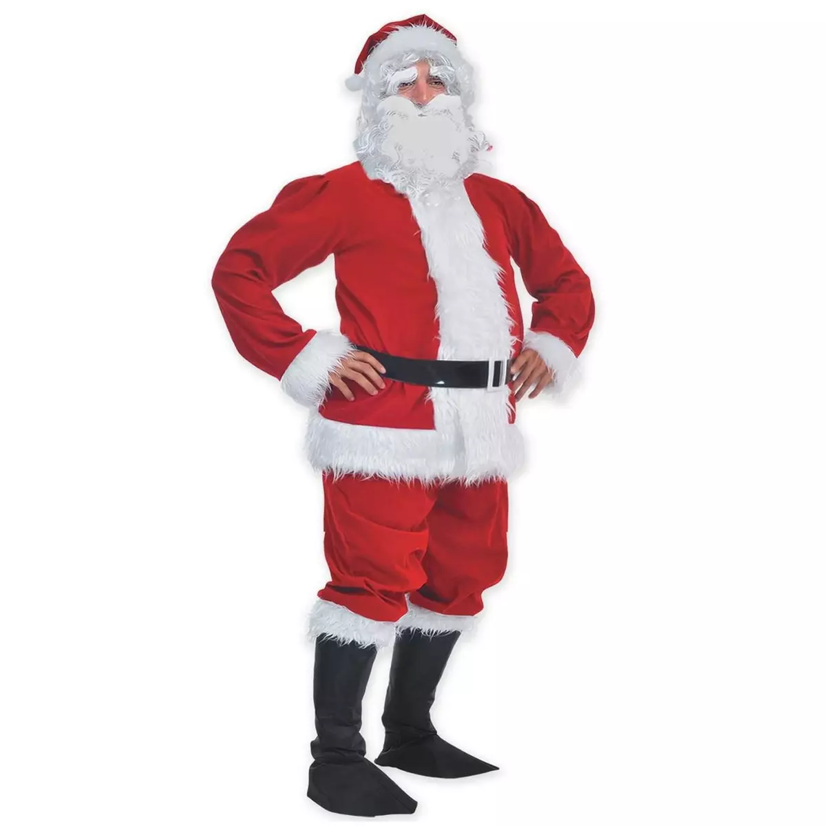  Costume Père Noël Qualité professionnelle - Homme - L/XL