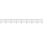 VIDAXL Cloture de jardin avec arceau en acier 1426 x 120 cm Noir