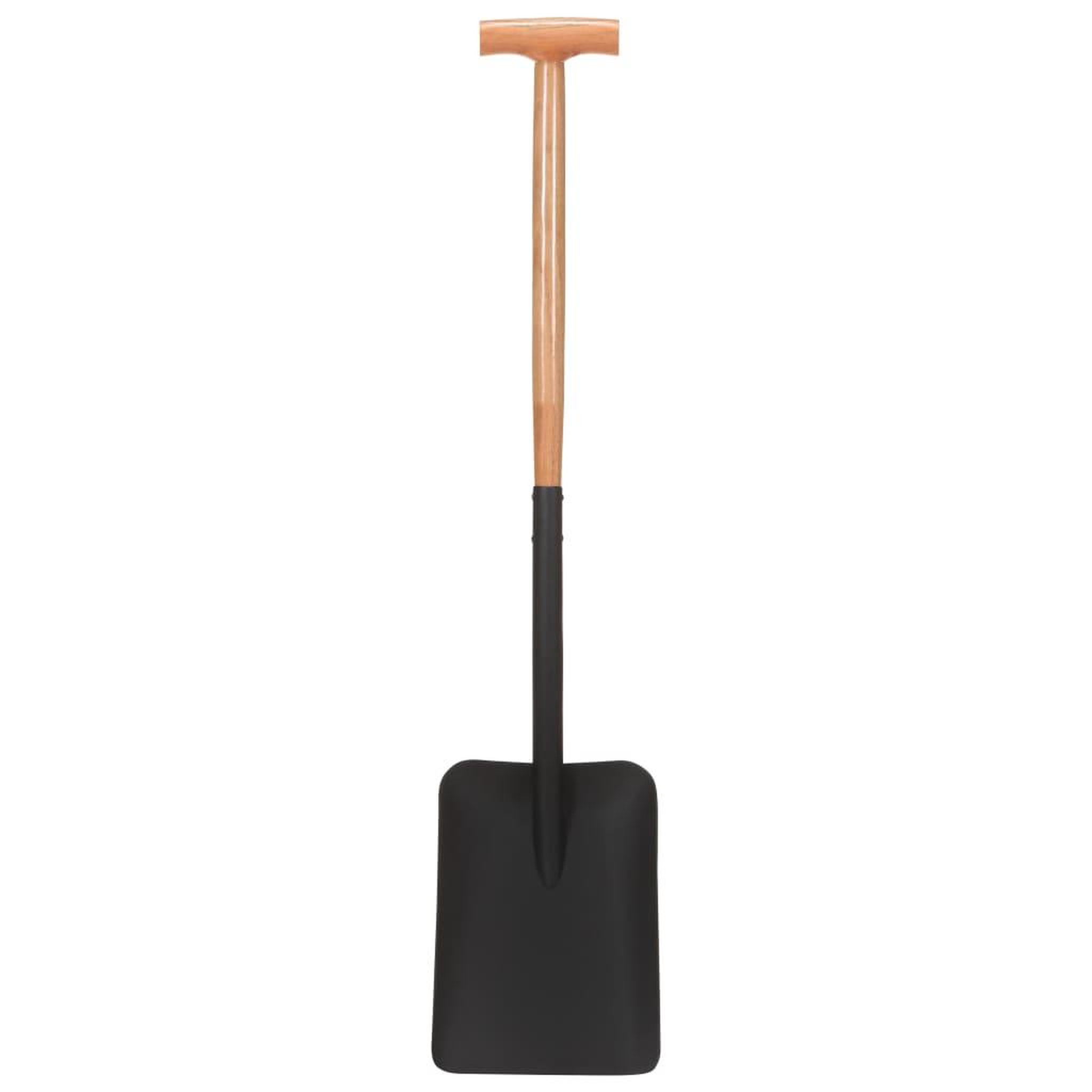 Voir la diapositive 2 : VIDAXL Pelle de jardin avec poignee en T Acier et bois dur