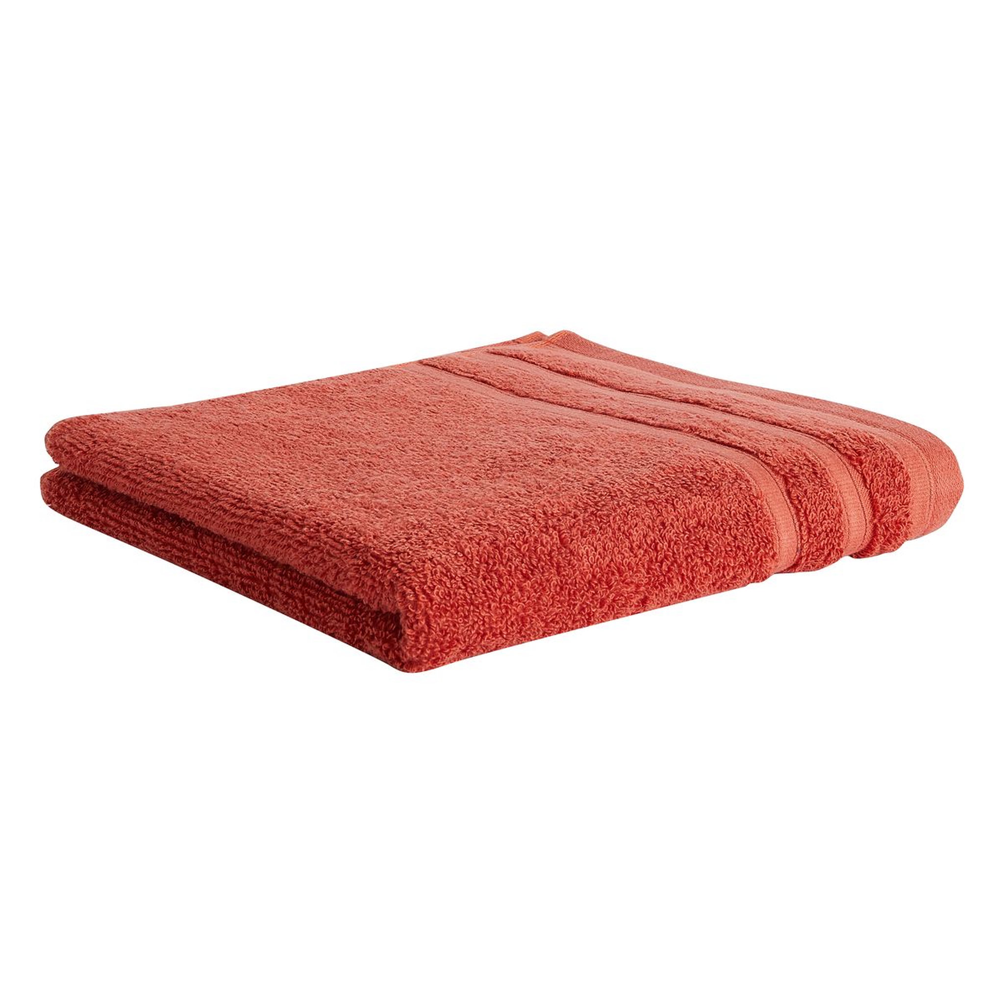 Voir la diapositive 1 : ACTUEL  Serviette de toilette unie en coton bouclé 500 gr/m2