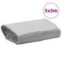 Voir la diapositive 6 : VIDAXL Bache gris 5x5 m 650 g/m²