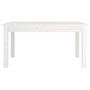 Voir la diapositive 3 : VIDAXL Table basse Blanc 80x50x40 cm Bois massif de pin
