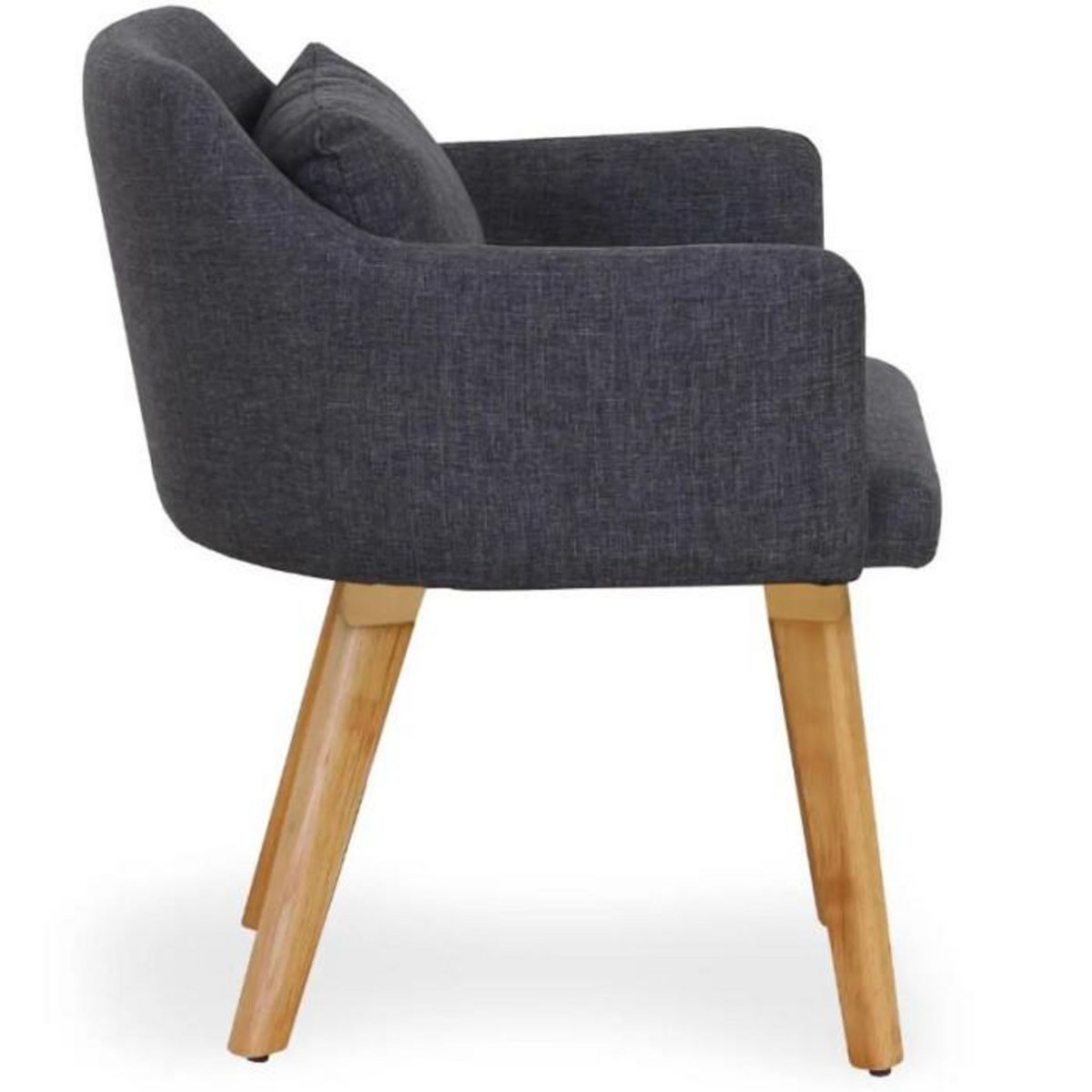 Paris Prix Fauteuil Scandinave  Alan  70cm Gris Foncé