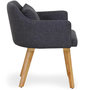 Voir la diapositive 3 : Paris Prix Fauteuil Scandinave  Alan  70cm Gris Foncé