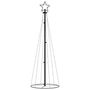 Voir la diapositive 3 : VIDAXL Arbre de Noël cone 108 LED Blanc froid 70x180 cm