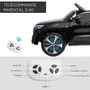 HOMCOM Voiture véhicule électrique enfants 12 V - V. max. 5 Km/h effets sonores + lumineux Mercedes EQC 400 4matic noir