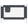 Voir la diapositive 4 : VIDAXL Barriere de securite de lit d'enfant Gris fonce 100x25 cm Tissu