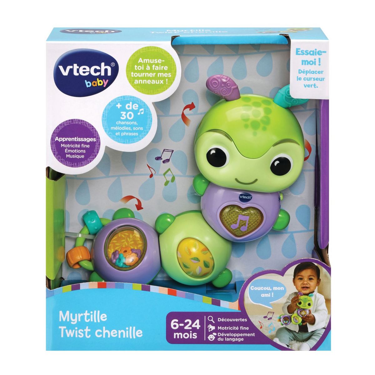 VTECH Myrtille Twist chenille
