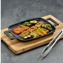 Voir la diapositive 4 : Kela line Plancha grill rectangulaire fonte d'aluminium 29x23cm - 12220