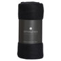 Voir la diapositive 3 : TOILINUX Lot 2x Plaid polaire - 125 x 150 cm - Noir