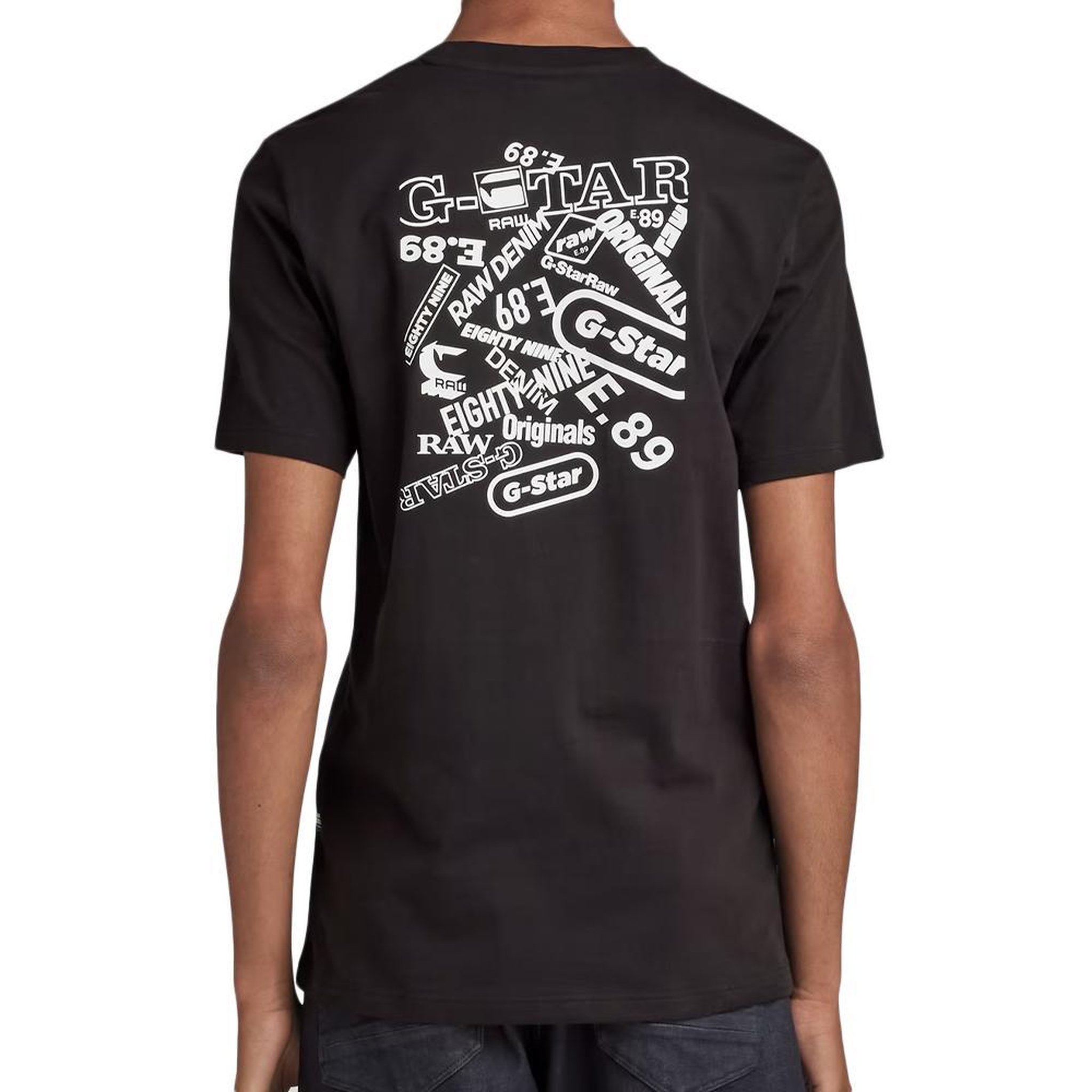 Voir la diapositive 3 : G-Star Raw T-shirt noir homme g-star rew back