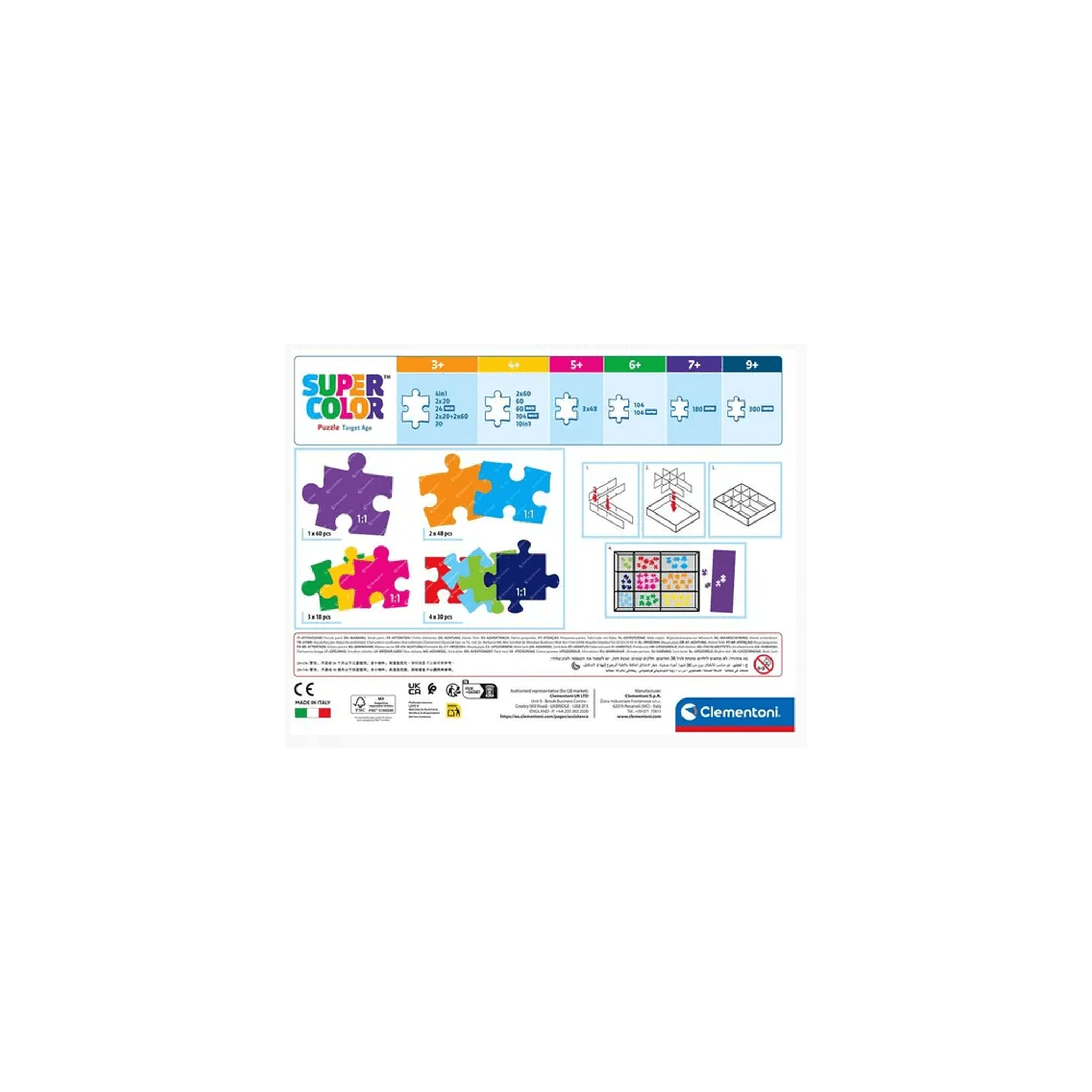 Voir la diapositive 3 : CLEMENTONI CLEMENTONI - Puzzle 10 en 1 - Dora