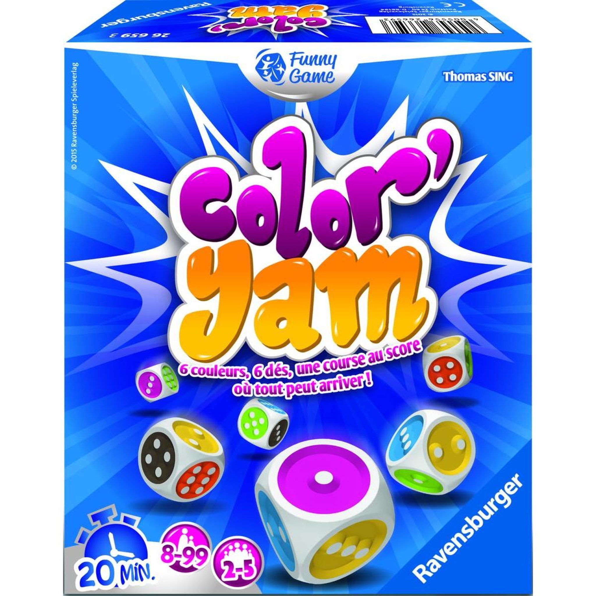 RAVENSBURGER jeu Color'Yam - de 2 à 5 joueurs
