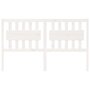 Voir la diapositive 3 : VIDAXL Tete de lit Blanc 165,5x4x100 cm Bois massif de pin