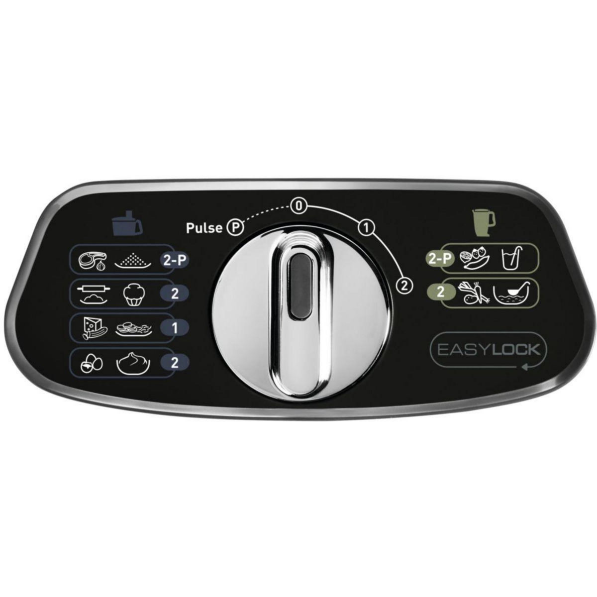 MOULINEX Robot multifonction FP821811 Double Force Noir+8 accessoires