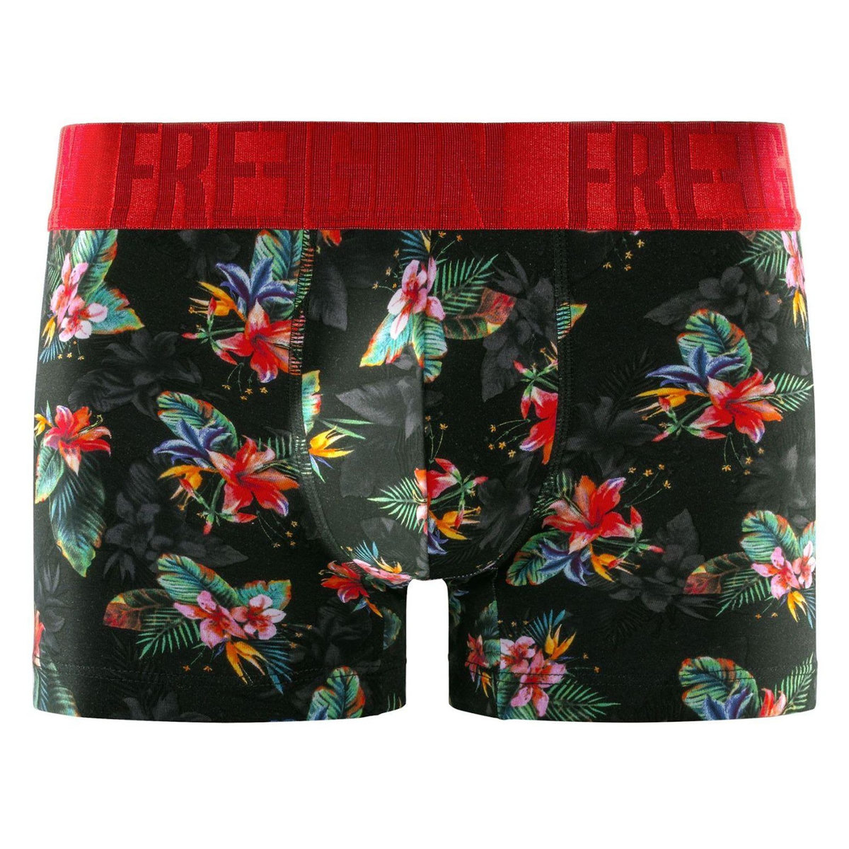 FREEGUN Lot de 3 boxers homme Flowers