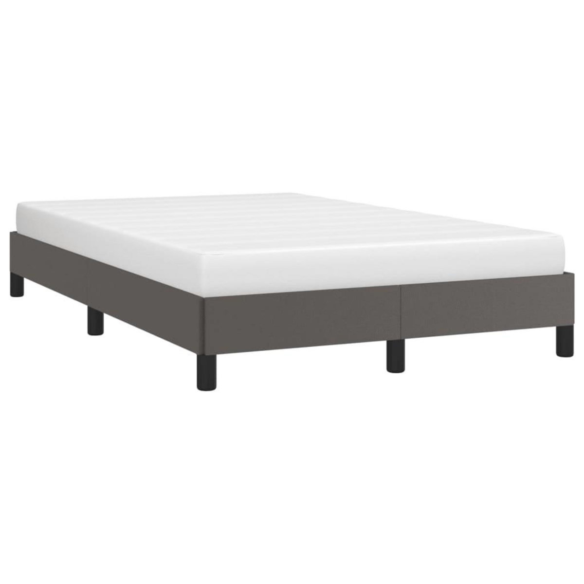 VIDAXL Cadre de lit sans matelas gris 120x200 cm similicuir