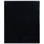 VIDAXL Film de fenetre statique depoli noir 90x500 cm PVC